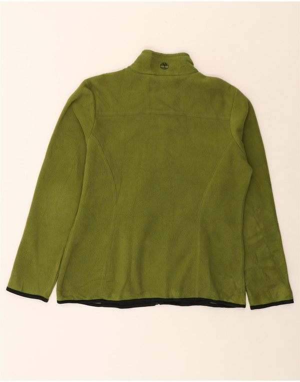 Timberland Mens Fleece Jacket UK 40 Large Green Polyester