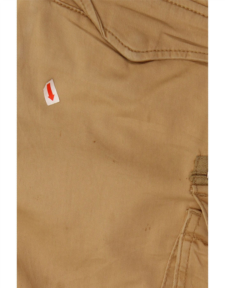 JACK & JONES Mens Cargo Shorts Small W32  Beige Cotton