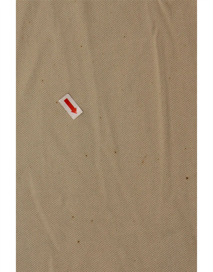 Kappa Mens T-Shirt Top Large Beige Cotton