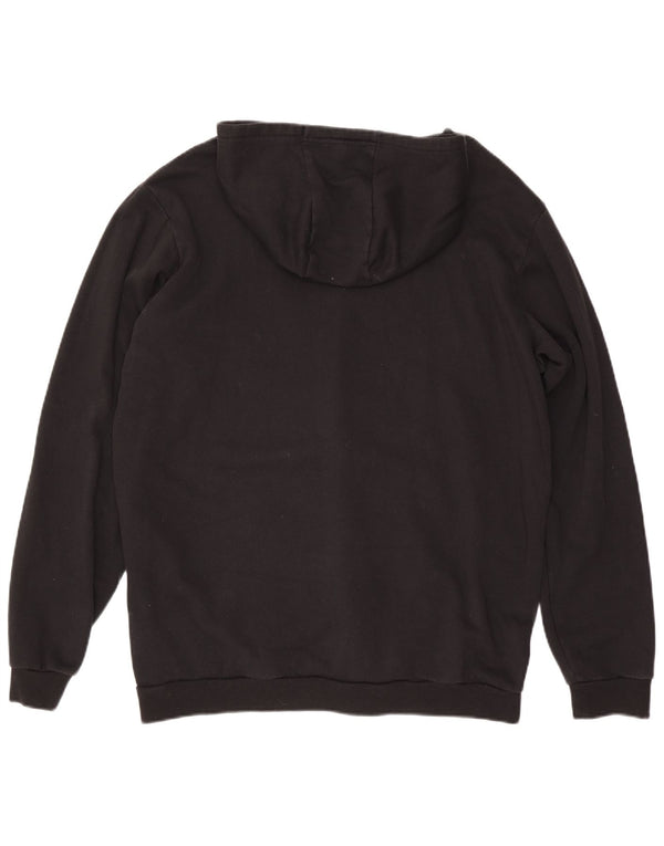 Adidas Herren Kapuzenpullover 2XL Schwarz Baumwolle