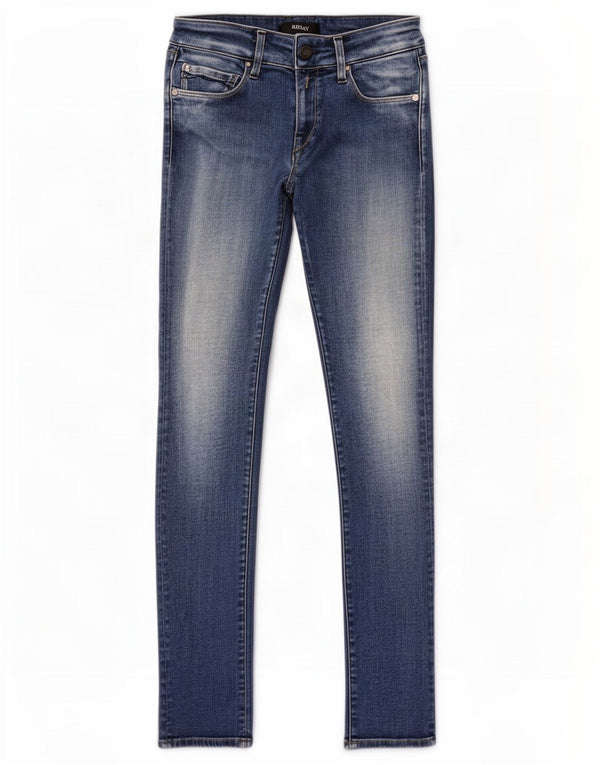 Replay Damen Rose Skinny Jeans W26 L30 Blau