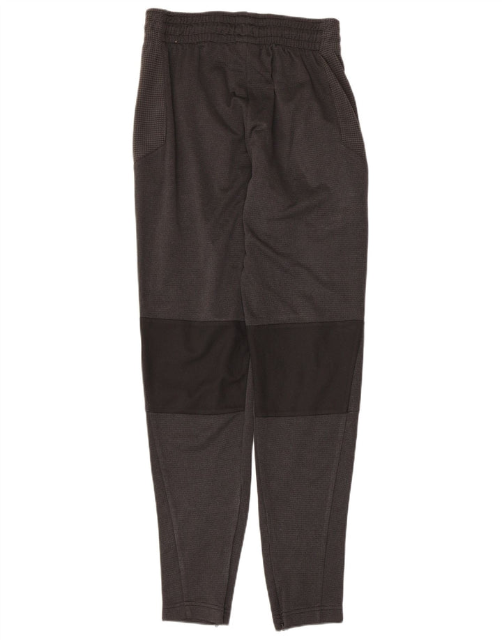 ADIDAS Mens Tracksuit Trousers Small Grey Colourblock Polyester