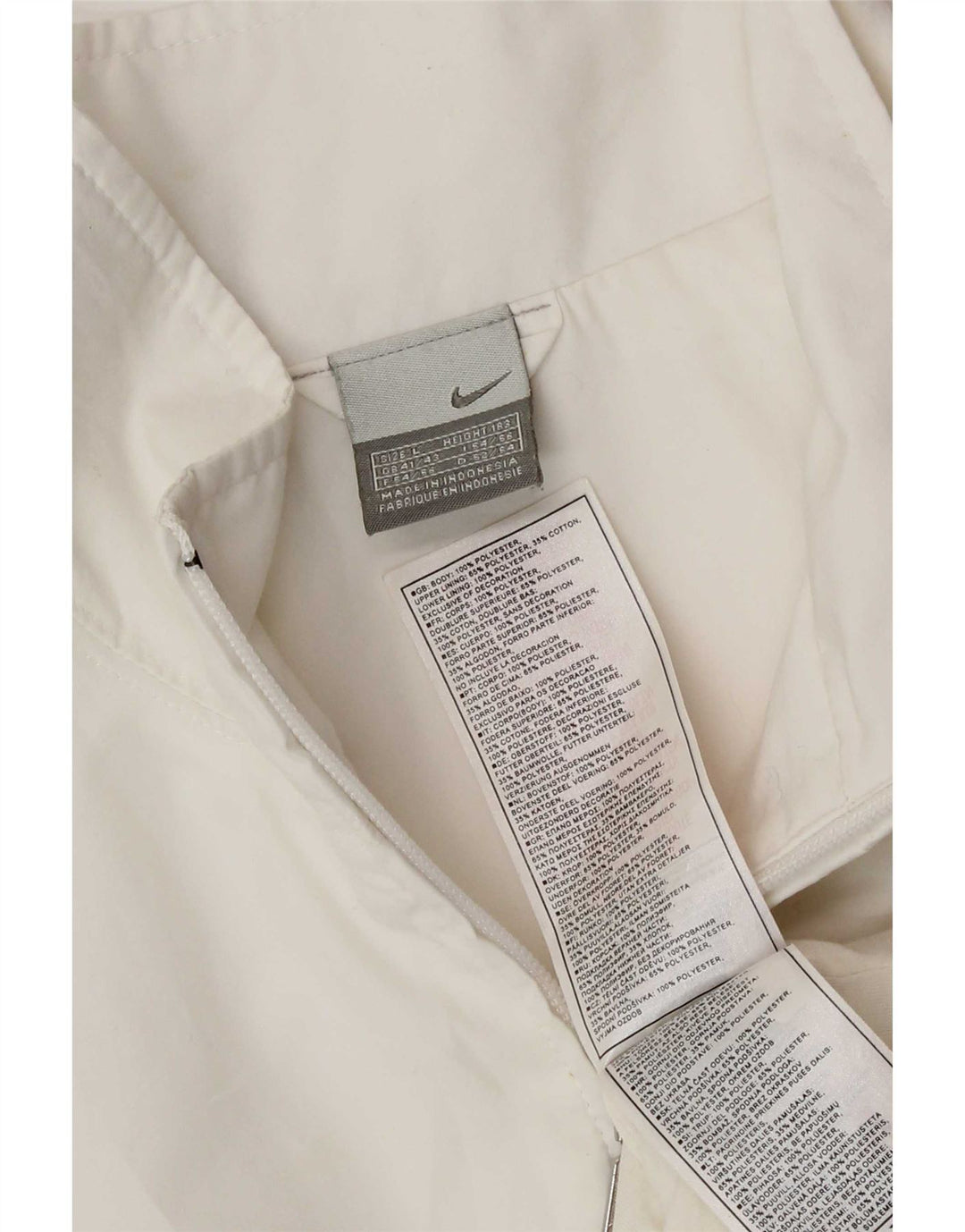 Nike Veste de survêtement pour homme UK 41/43 Large Blanc Polyester