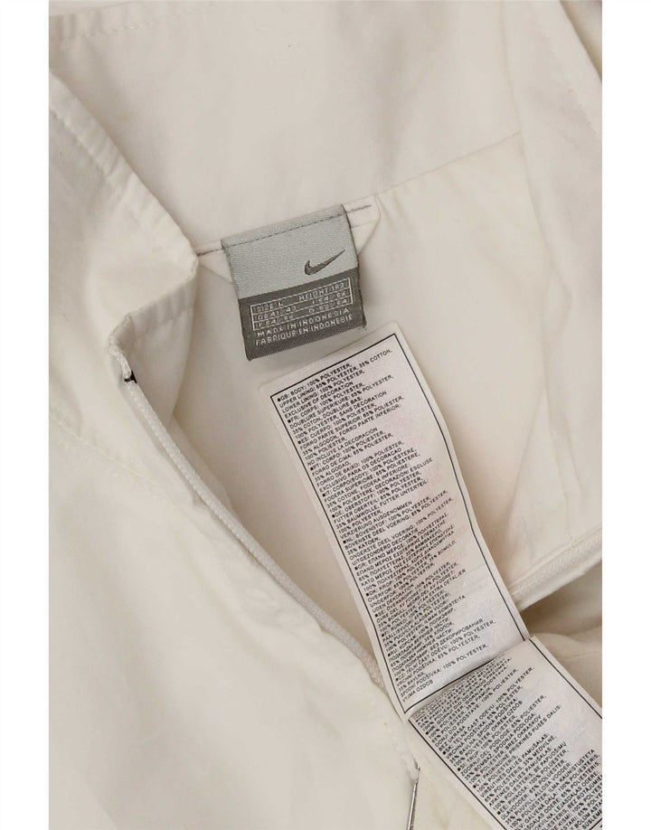 Nike Veste de survêtement pour homme UK 41/43 Large Blanc Polyester