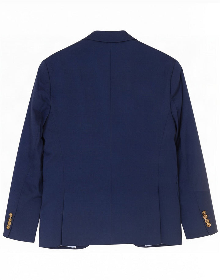 Zara Veste Blazer 1 Bouton Homme EU 56 XL Bleu Marine Polyester