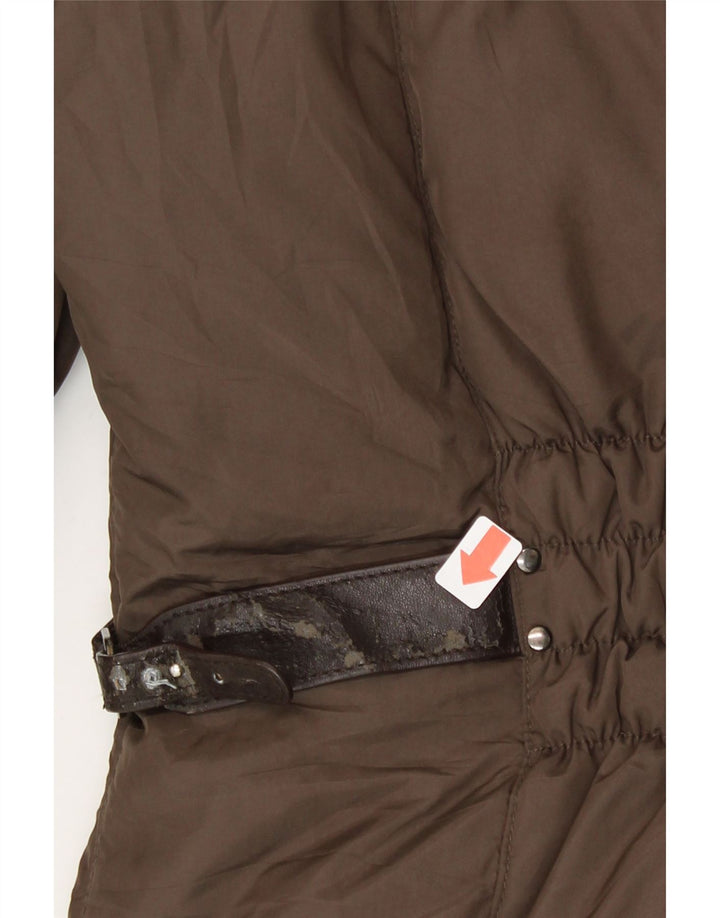 GEOX Womens Respira Padded Jacket UK 10 Small  Brown Polyester Vintage Geox and Second-Hand Geox from Messina Hembry 