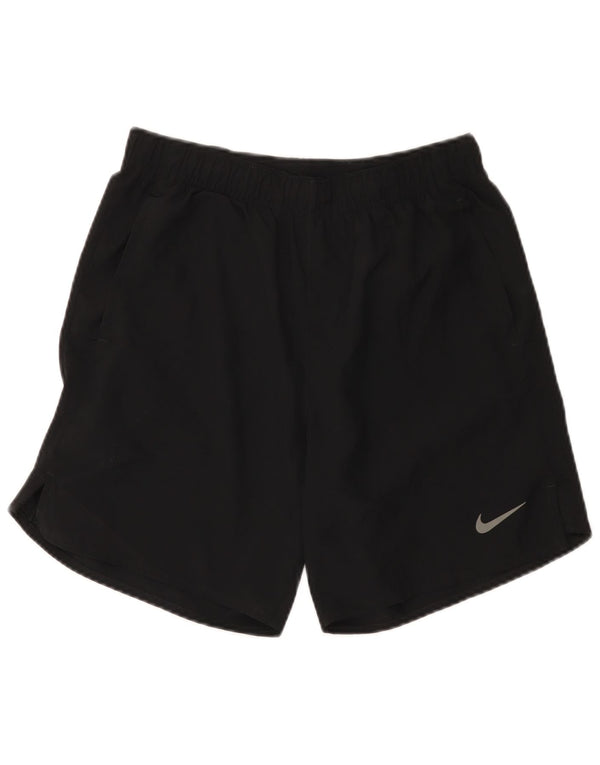 Nike Damen Dri Fit Sport Shorts UK 10 Small Schwarz Polyester