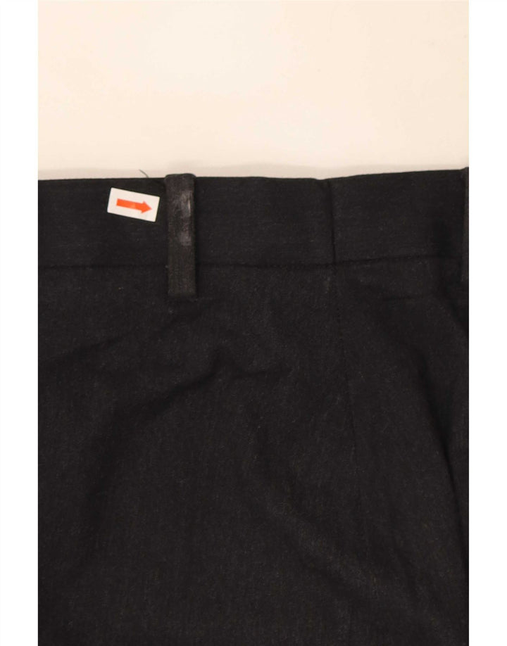 Marks & Spencer Herre Regular Fit Chinobukser W38 L29 Sort polyester