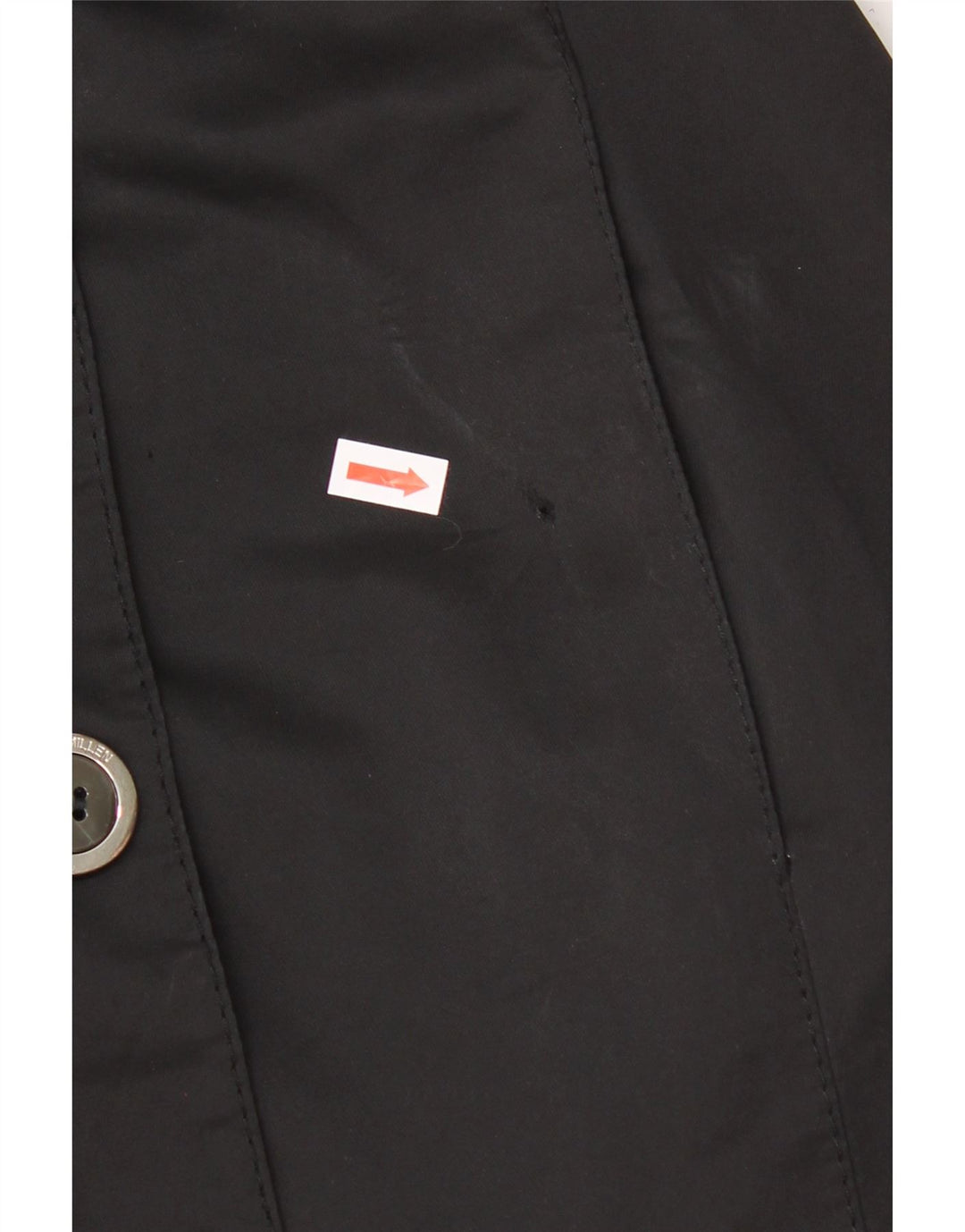 KAREN MILLEN Womens Overcoat UK 8 Small Black Polyester Vintage Karen Millen and Second-Hand Karen Millen from Messina Hembry 