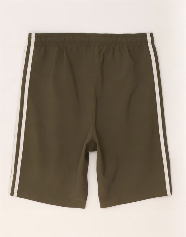 Pantaloni scurți sport adidas băieți 13-14 ani kaki poliester