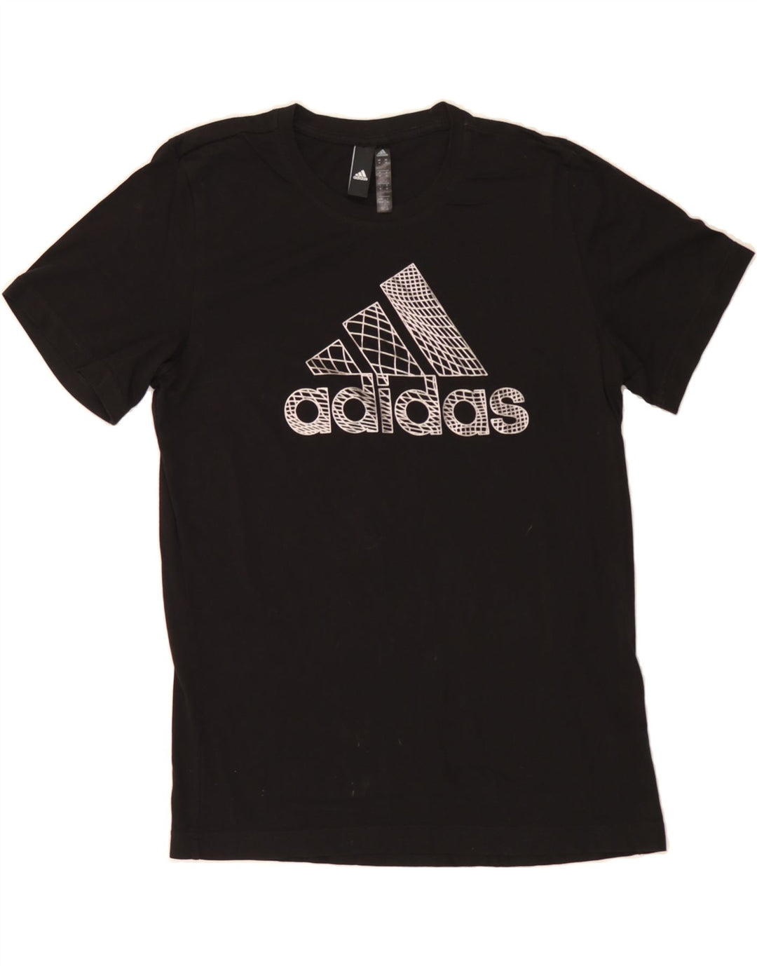 ADIDAS Mens Graphic T-Shirt Top Medium Black Cotton Vintage Adidas and Second-Hand Adidas from Messina Hembry 