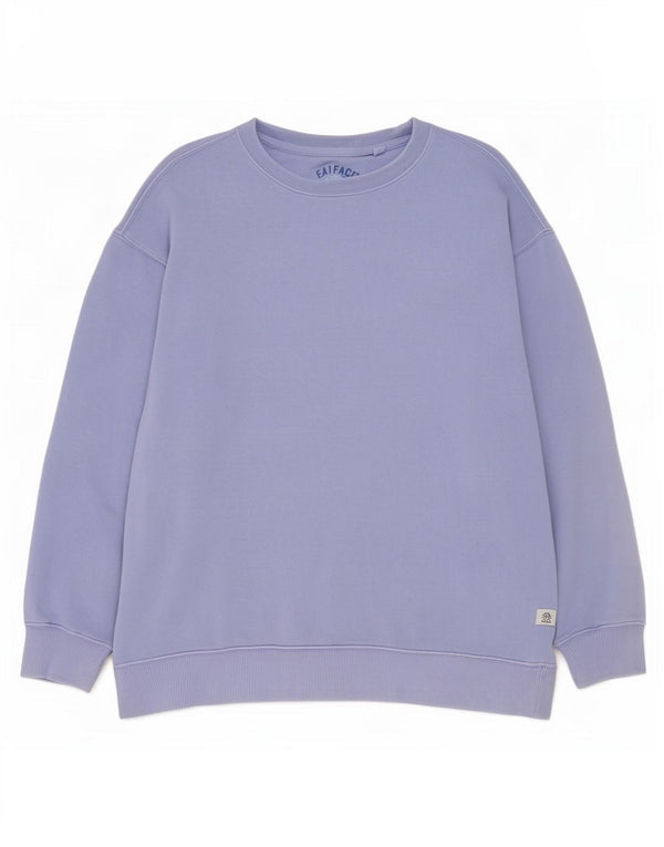 Fat Face Womens Sweatshirt Jumper UK 12 Medium Blue Cotton