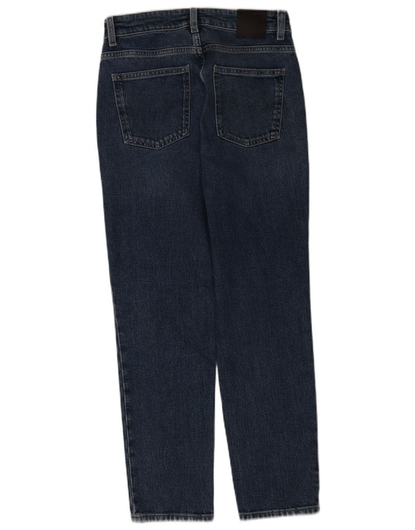 Massimo Dutti Dame Straight Jeans EU 36 XS W26 L26 Blå Bomuld