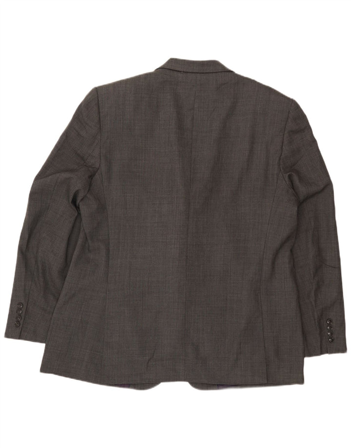 Marks & Spencer jachetă pentru bărbați cu 2 nasturi, UK 46 XL, lână gri