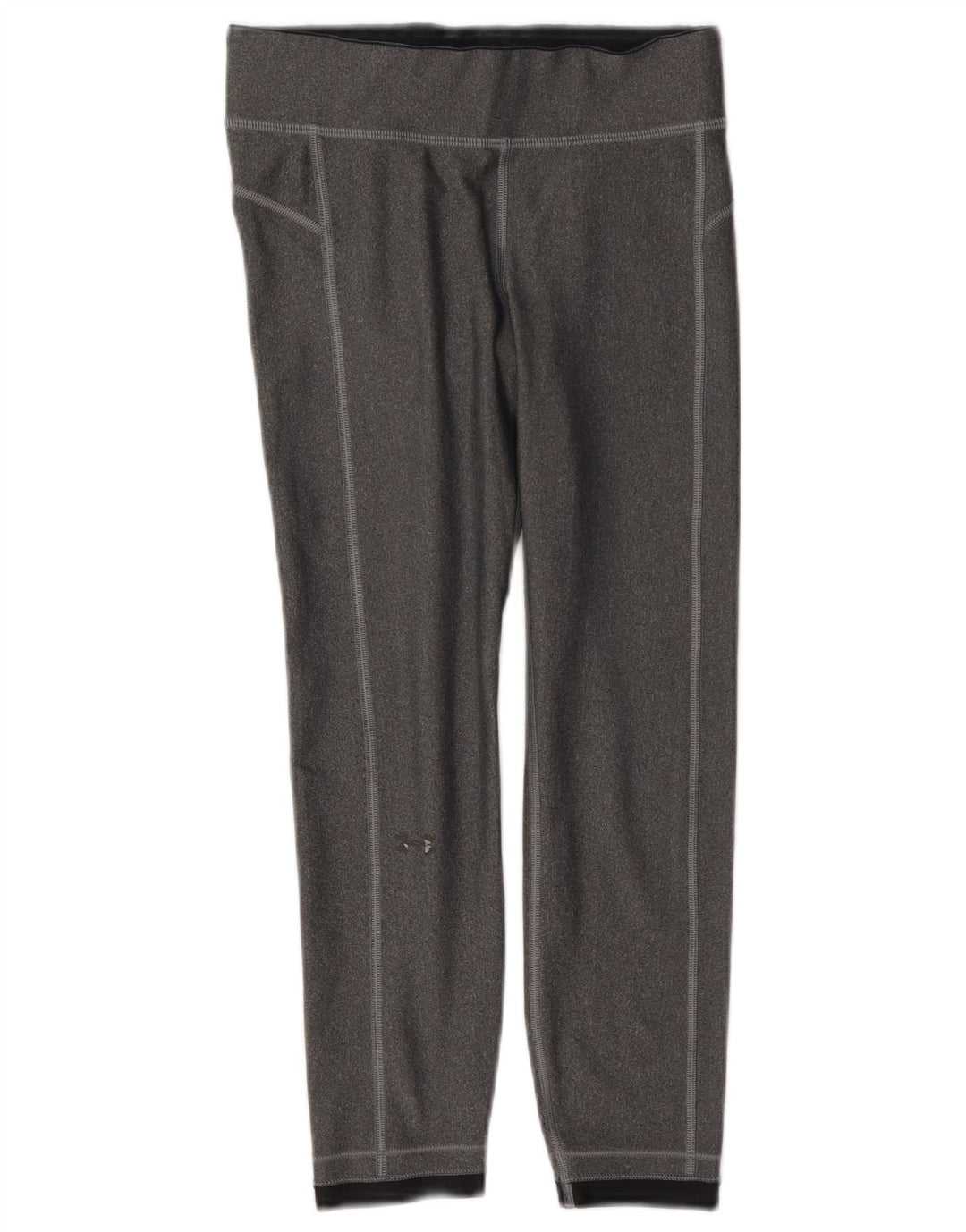 Under Armour Womens Crop Leggings UK 4 XS Grå Polyester