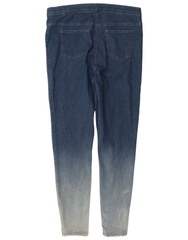 Marks & Spencer Damen Jegging-Jeans UK 16 Large W34 L30 Blaue Baumwolle