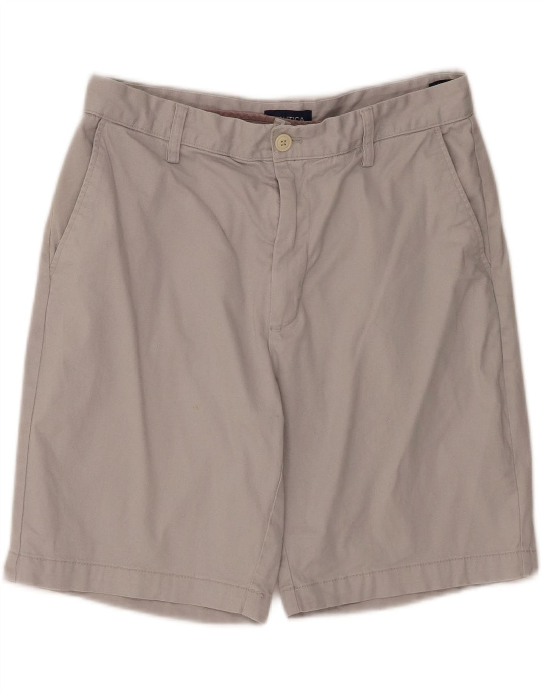 NAUTICA Mens Classic Fit Chino Shorts W33 Medium Grey Vintage Nautica and Second-Hand Nautica from Messina Hembry 