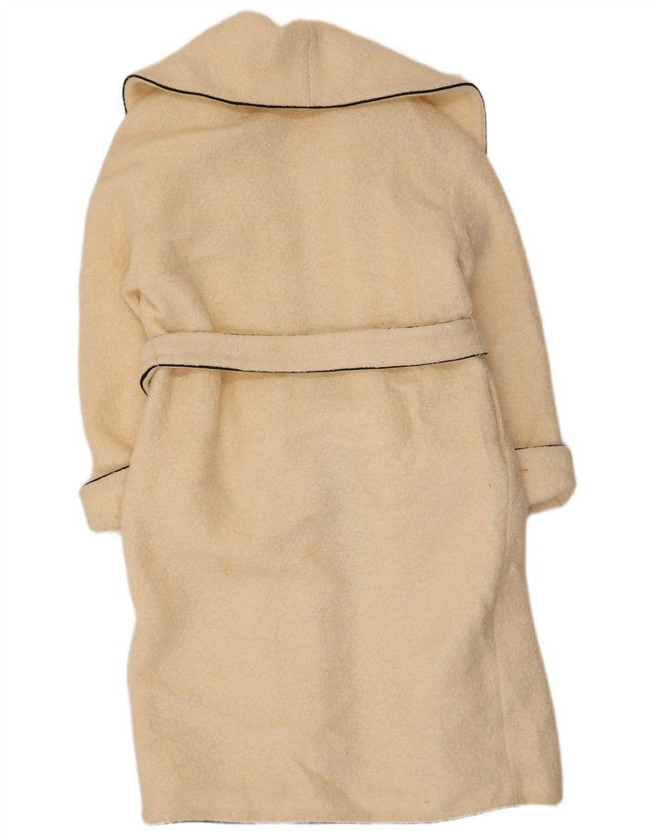 Marks & Spencer Manteau surdimensionné pour femme UK 10 Petite laine beige