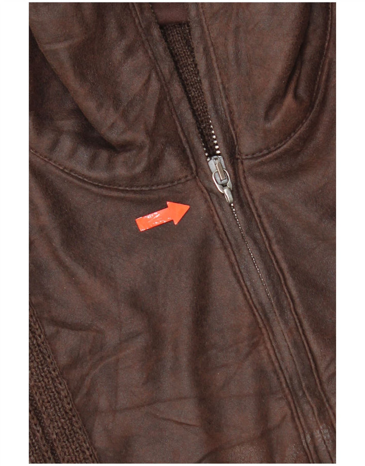 Ashwell Herre Cardigan Sweater IT 50 Medium Brun Ny Uld