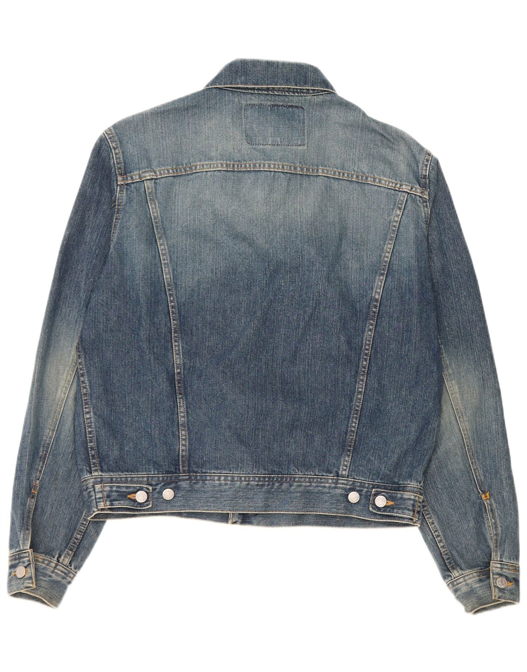 High Lands Mens Denim Jacket UK 38 Medium Blue Cotton