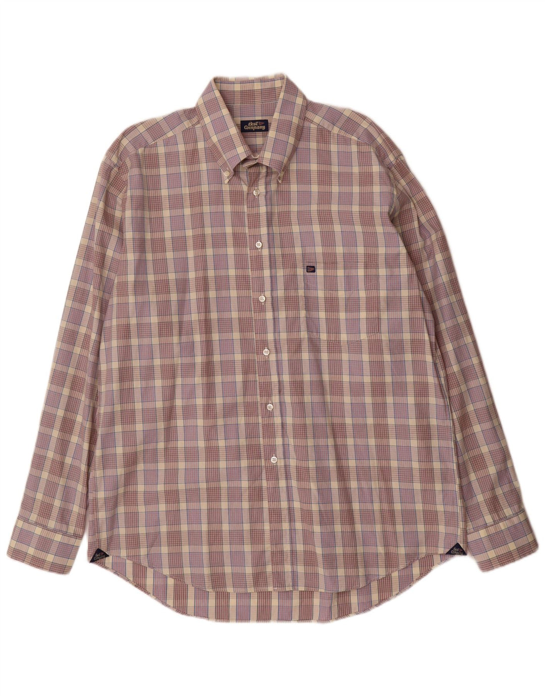 Best Company Mens Shirt 2XL Multicoloured Check