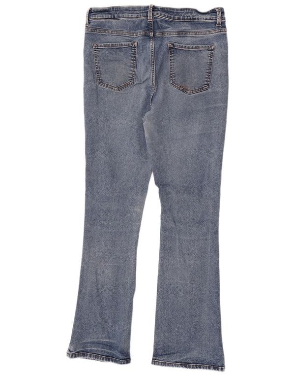 Marks & Spencer Womens The Eva Bootcut Jeans UK 16 Large W34 L30 Blue