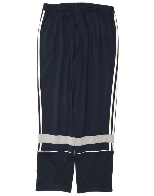 Adidas Pantalon de survêtement pour homme UK 44/46 Large Bleu marine Colourblock