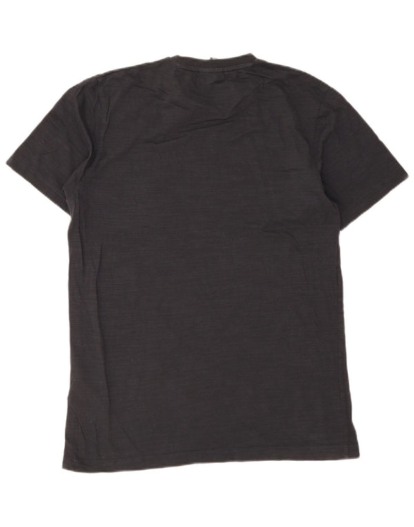 Ellesse - Camiseta gráfica para hombre, talla mediana, algodón negro