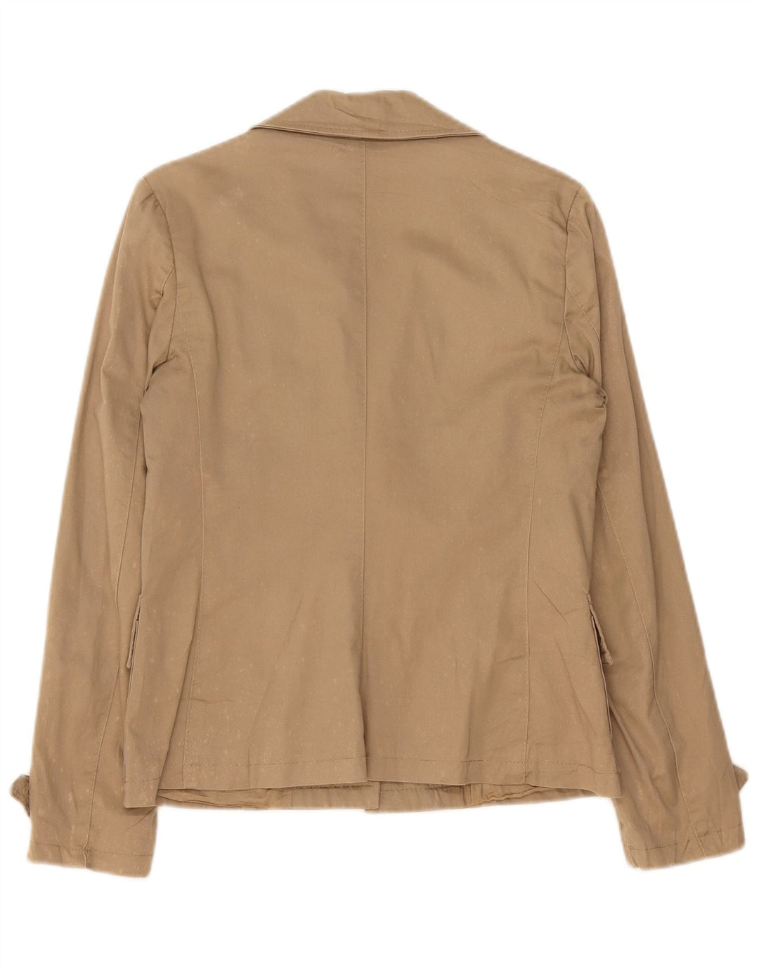 RIFLE Womens 3 Button Blazer Jacket IT 42 Medium Beige