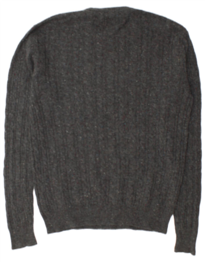 Jack Wills Herre The Marlow Crew Neck Jumper Sweater Medium Grey Flecked