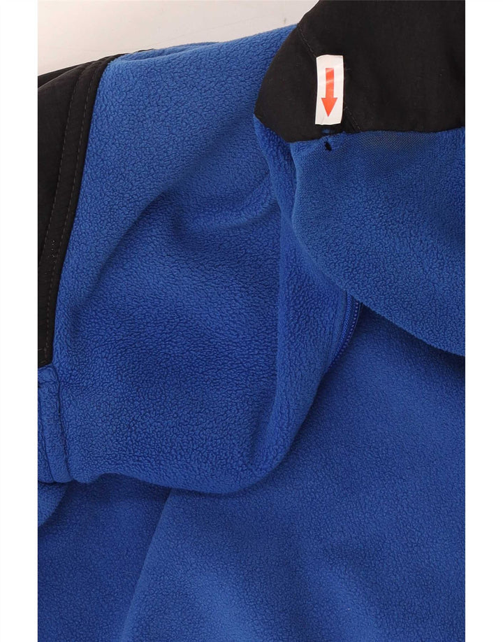 Columbia Mens Titanium Fleece Jacket UK 38 Medium Blue Colourblock