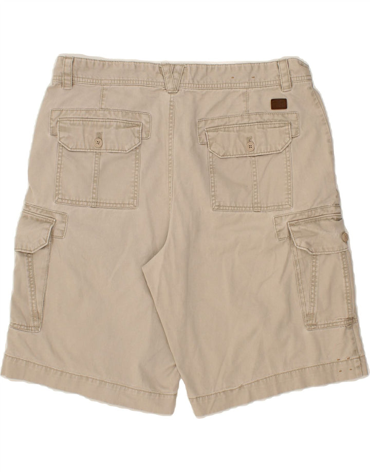 IZOD Mens Cargo Shorts W38 XL Beige Cotton Vintage Izod and Second-Hand Izod from Messina Hembry 