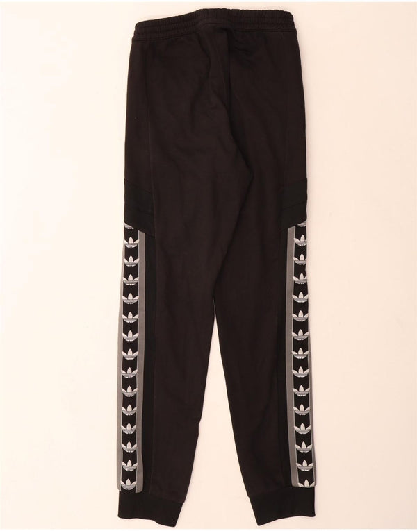 Adidas Mens Graphic Tracksuit Trousers Joggers Small  Black Polyester