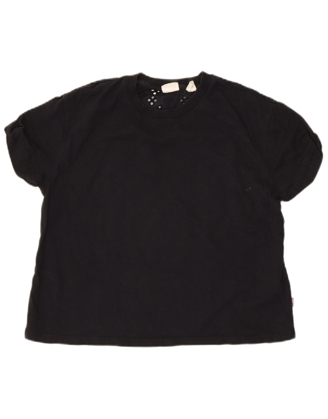 LEVI'S Womens Blouse Top One Size Black Cotton