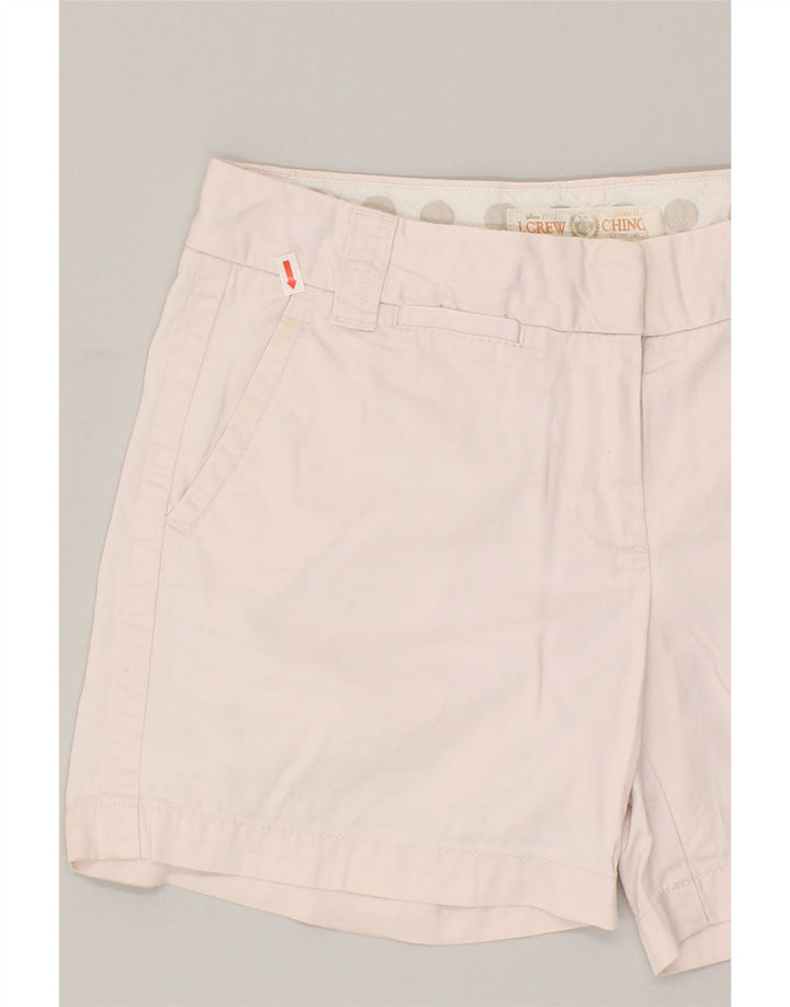 J. CREW Womens Chino Shorts US 4 Small W30  Pink Cotton | Vintage J. Crew | Thrift | Second-Hand J. Crew | Used Clothing | Messina Hembry 