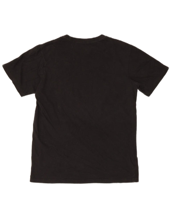 T-shirt grafica regolare da uomo Reebok Top Small in cotone nero