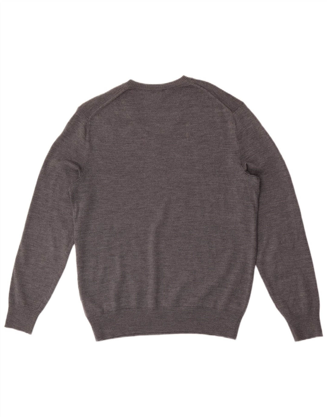 Gap Herre V-hals sweater Medium Grey Flecked Merino Wool