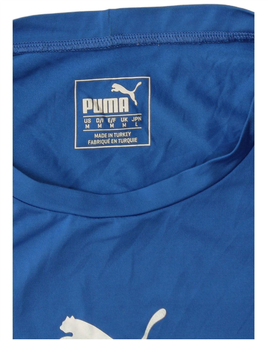 PUMA Mens T-Shirt Top Medium Blue