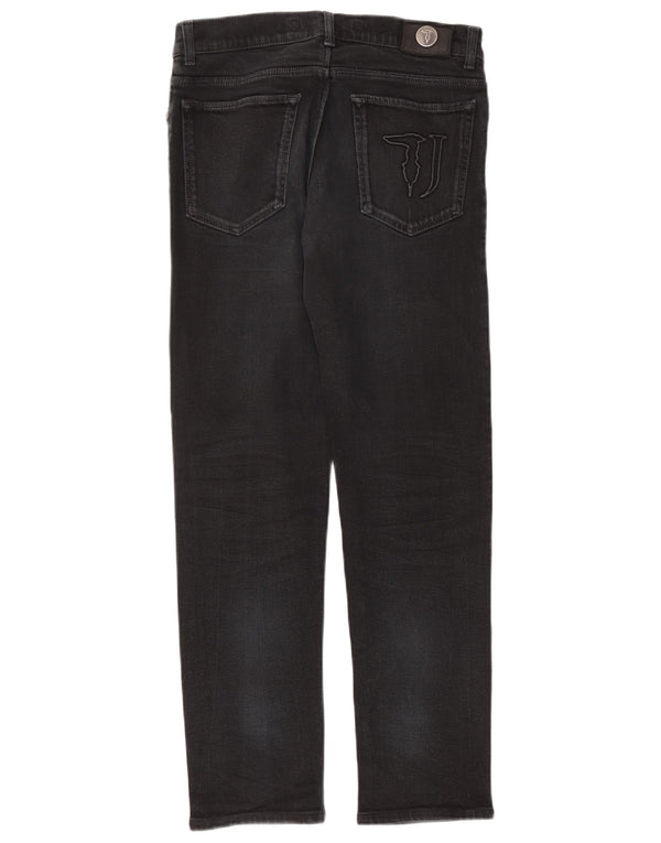 Trussardi Mens Straight Jeans W34 L30 Black