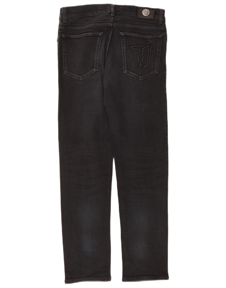 Trussardi Mens Straight Jeans W34 L30 Black