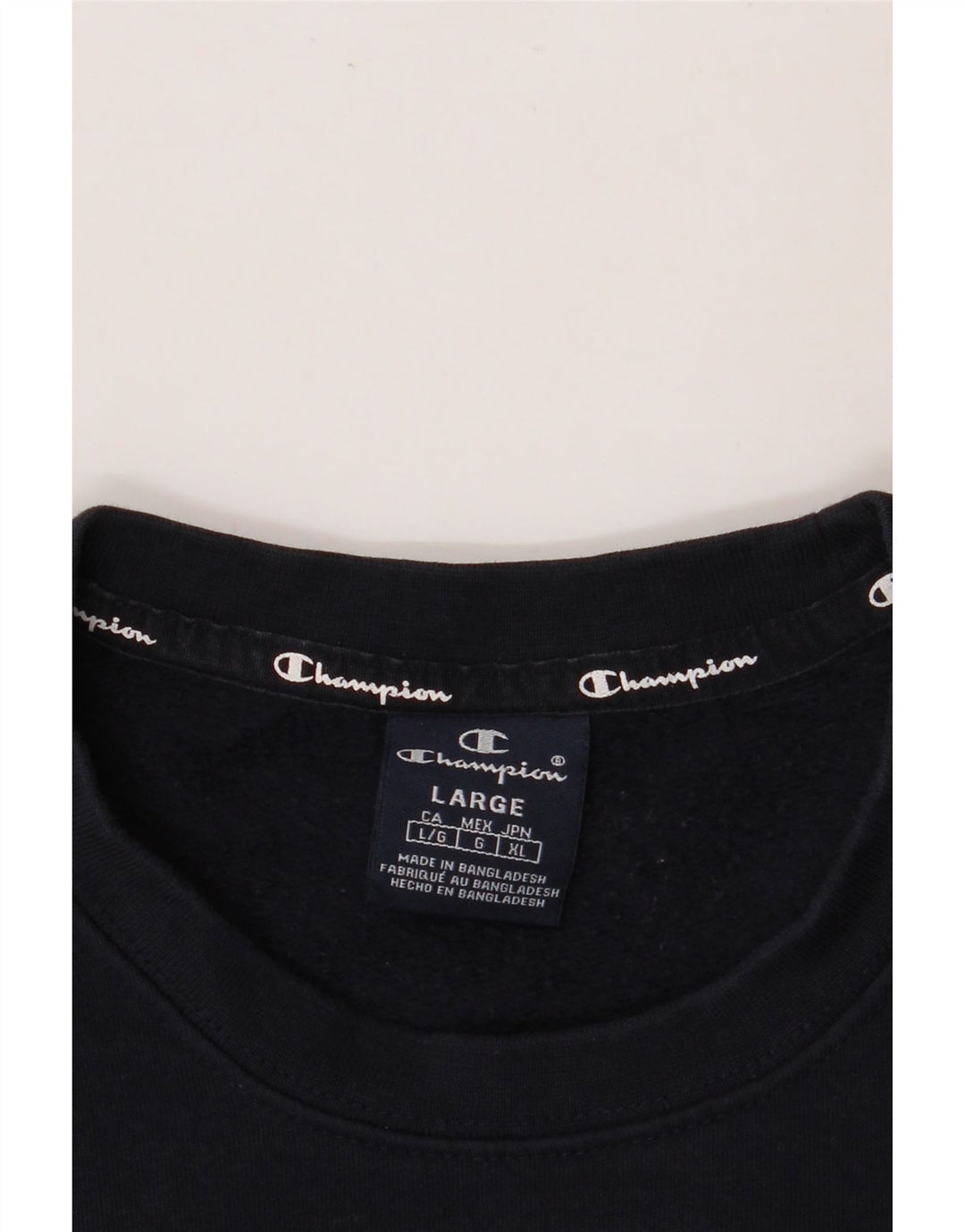 CHAMPION Mens Sweatshirt Jumper Large Navy Blue