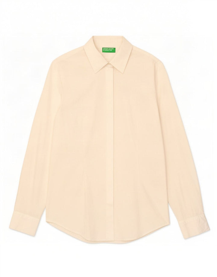Γυναικείο πουκάμισο Benetton UK 12 Medium White