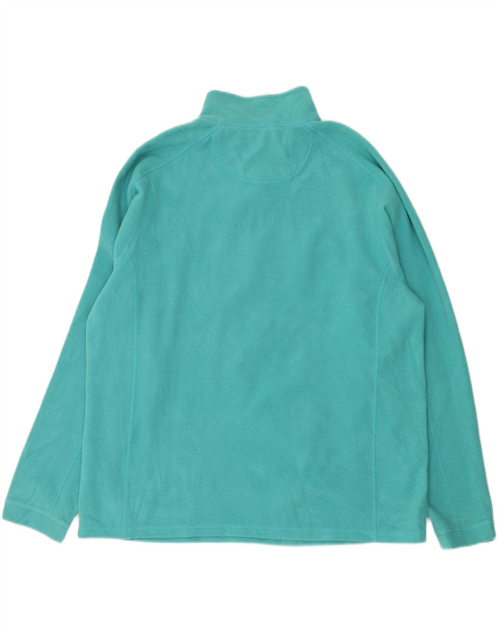 L.L.BEAN Mens Zip Neck Fleece Jumper XL Blue Polyester Vintage L.L.Bean and Second-Hand L.L.Bean from Messina Hembry 