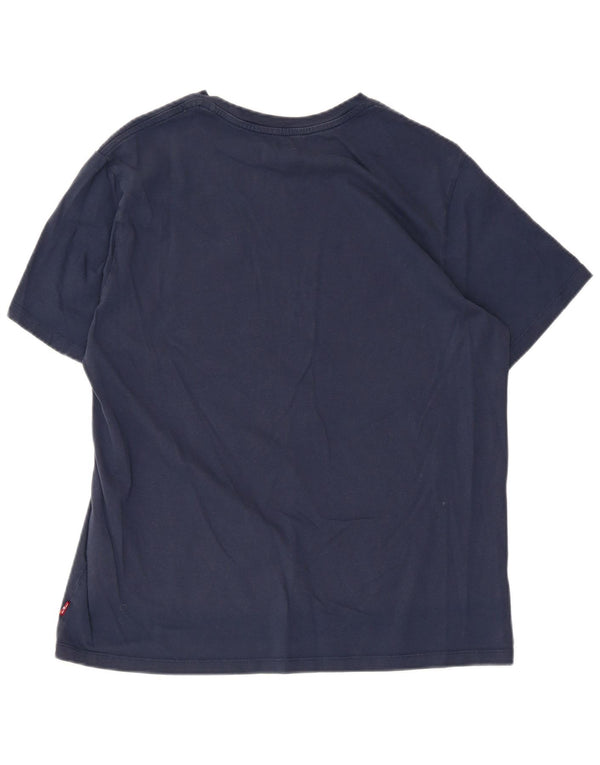 Levi's Damen-T-Shirt mit Grafik, UK 16, Größe L, Marineblau, Baumwolle