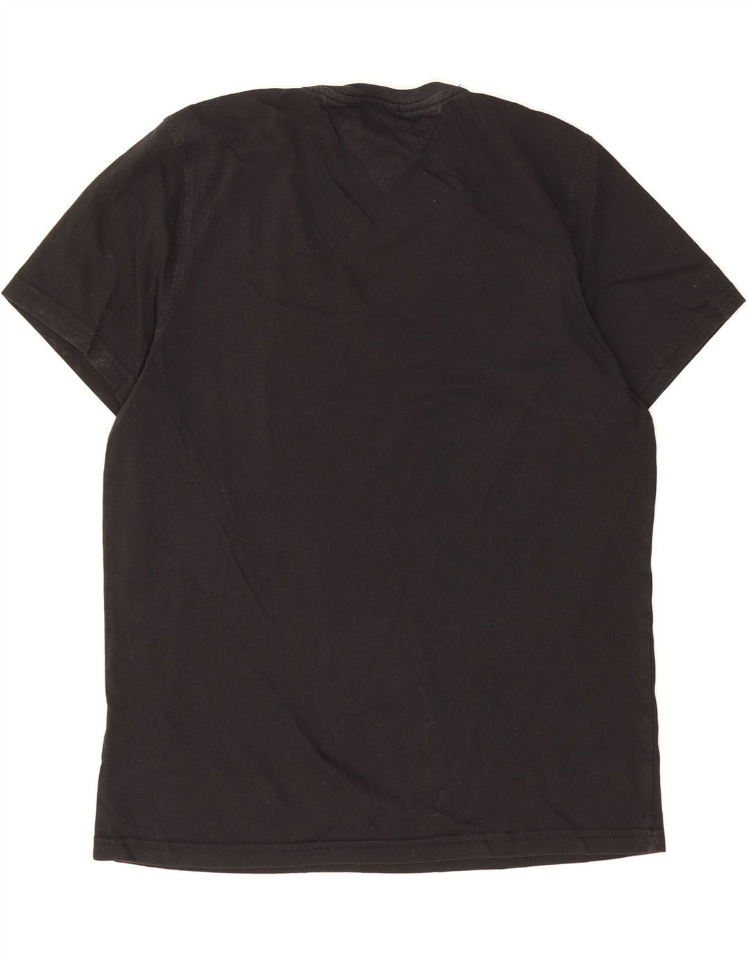 TOMMY HILFIGER Mens T-Shirt Top Medium Black Vintage Tommy Hilfiger and Second-Hand Tommy Hilfiger from Messina Hembry 