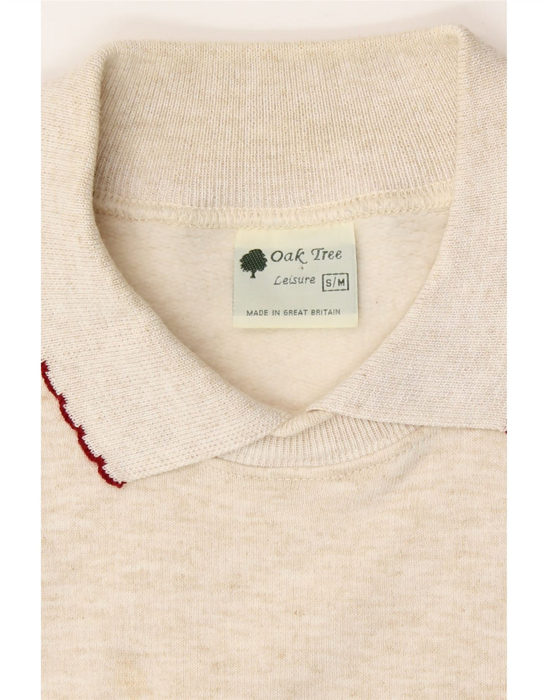Oak Tree Womens Oversized Sweatshirt Jumper UK 10 Small Beige Floral