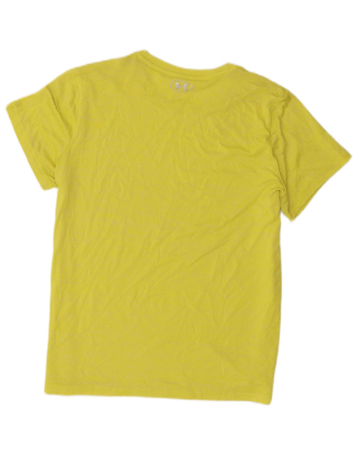 Under Armour Mens T-Shirt Top Large Yellow