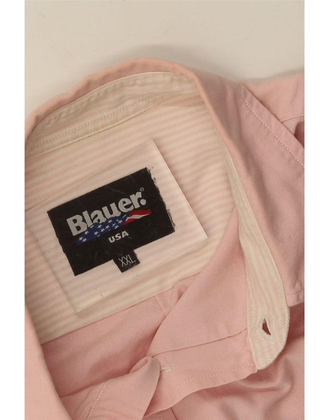 Blauer Herre Militærskjorte 2XL Pink Bomuld