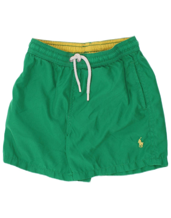 Polo Ralph Lauren Short de bain garçon 5-6 ans vert polyester