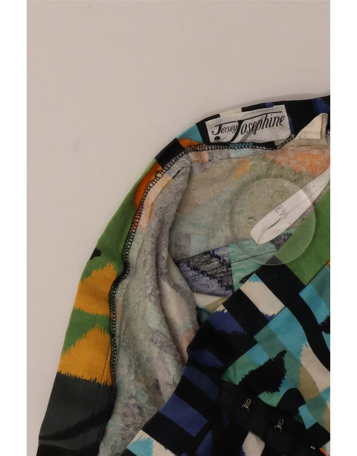 Josephine Womens A-Line Skirt IT 42 Large W32 Multicoloured Geometric